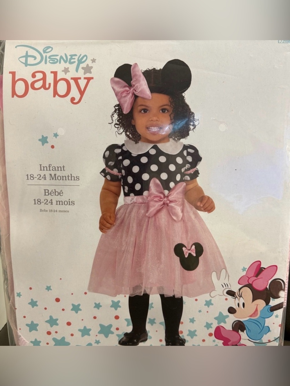 Disney Baby Minnie Mouse Costume, 18-24 months, NEW